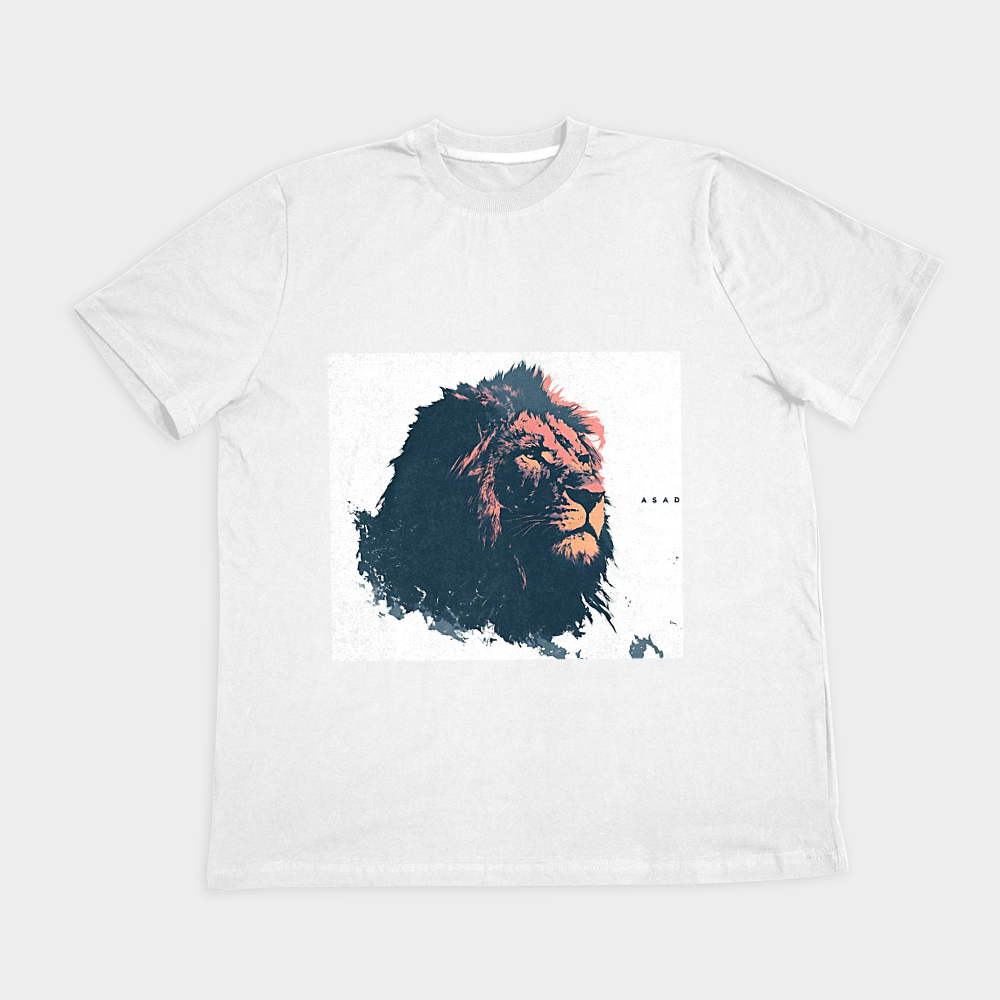 ASAD TSHIRT444نمای روبرو ۲ - رنگ سفید1