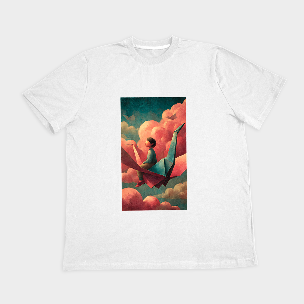 DREAM TSHIRT444نمای روبرو ۲ - رنگ سفید1