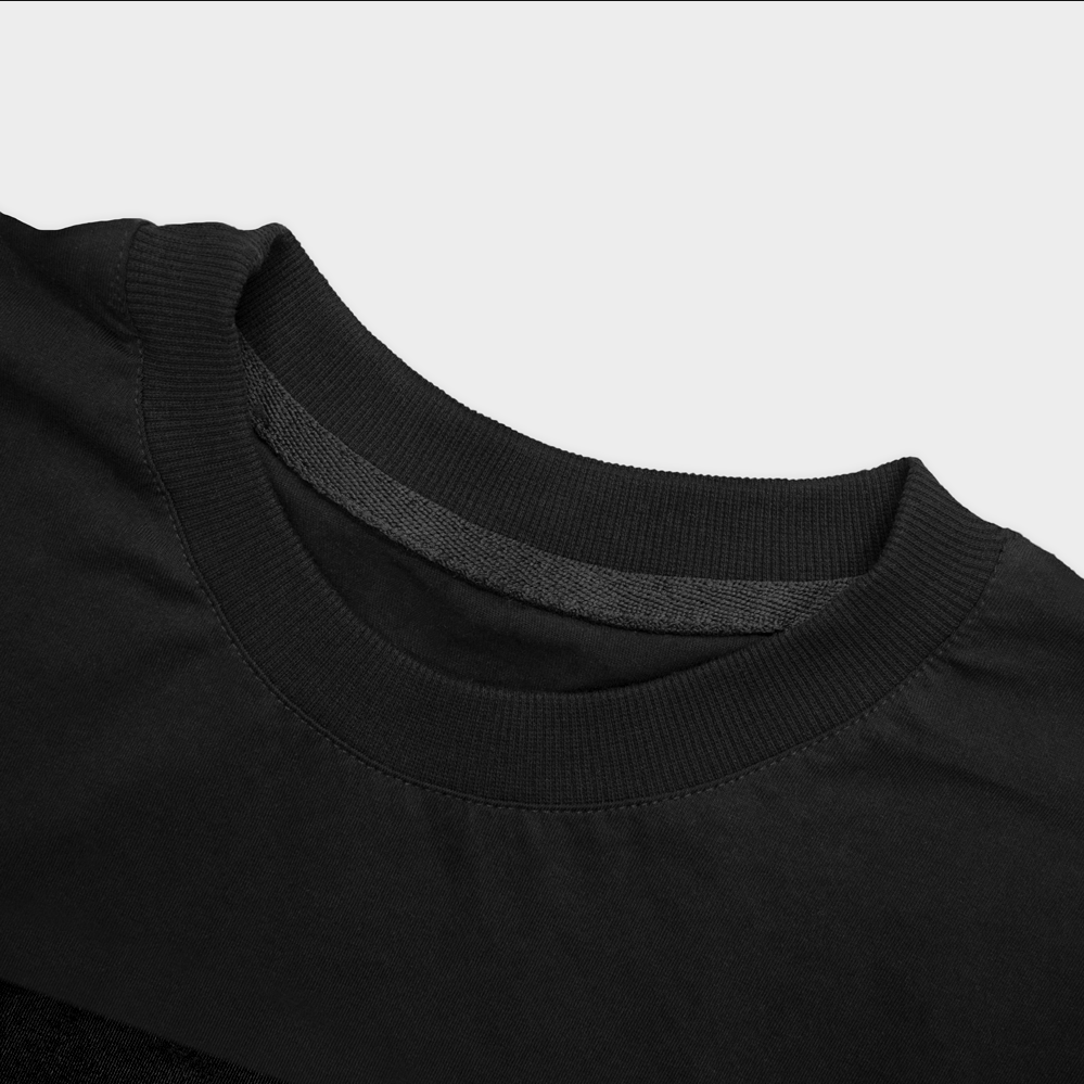Onepiece tshirtنمای نزدیک یقه - رنگ مشکی4