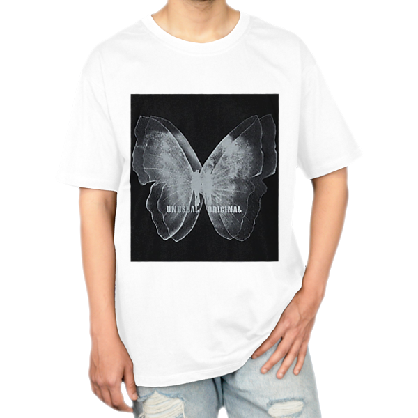 تیشرت Butterflyنمای روبرو ۱ - رنگ سفید