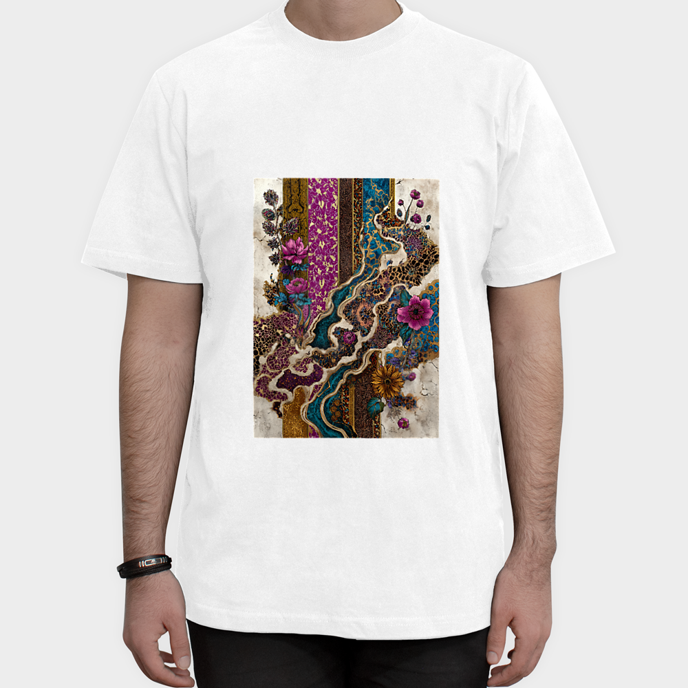 MIDDLE EAST TSHIRT444نمای روبرو ۱ - رنگ سفید