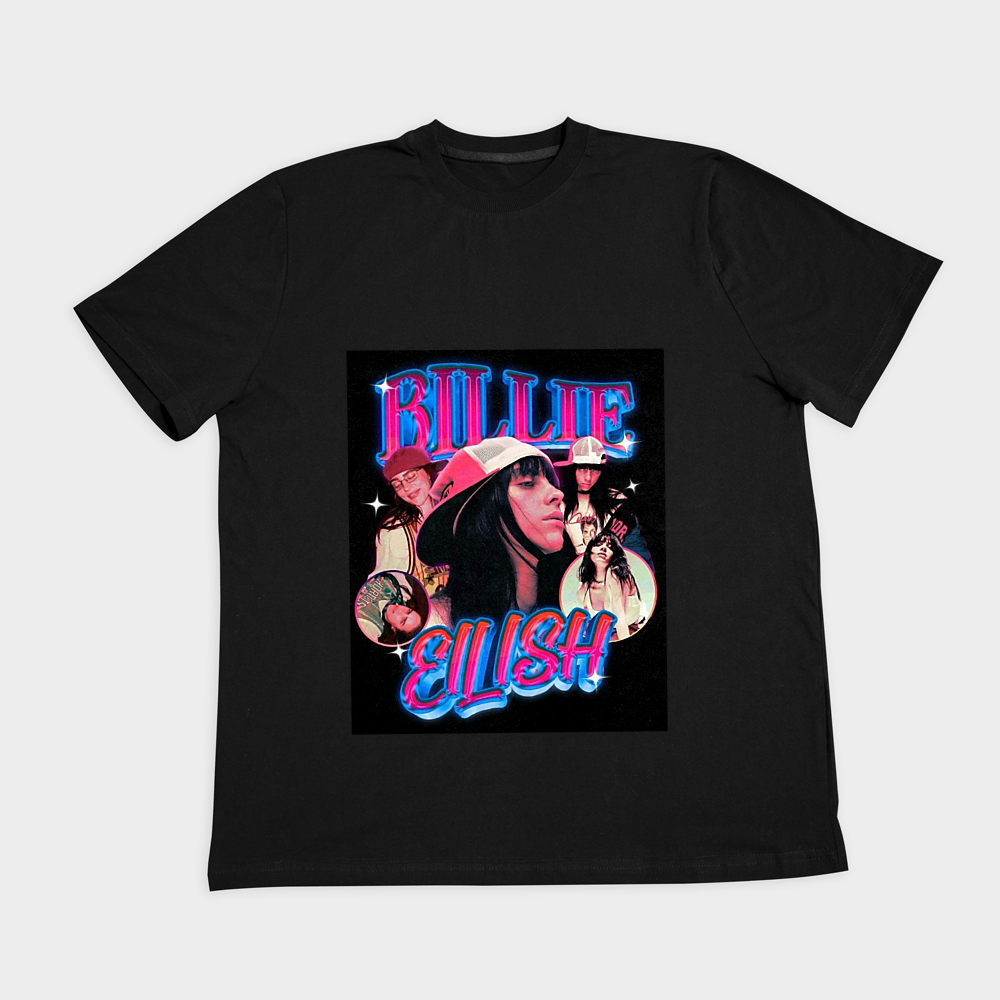 Billie eilishنمای روبرو ۲ - رنگ مشکی