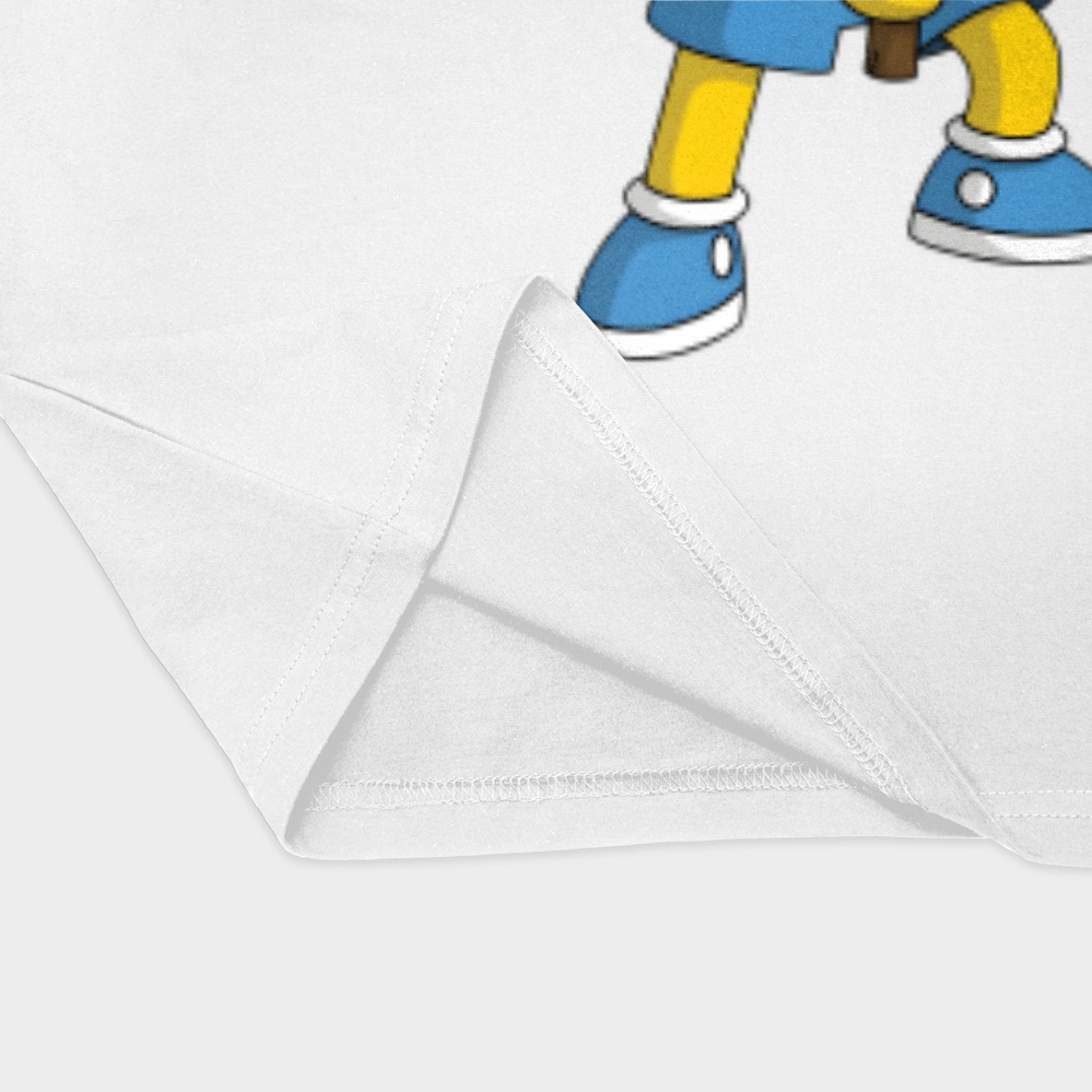 تیشرت طرح SIMPSONSنمای نزدیک پایین لباس - رنگ سفید2