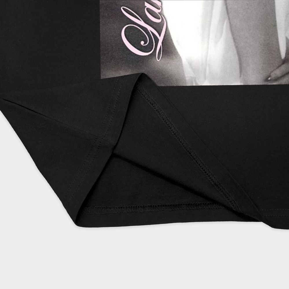 LANA DEL REY TSHIRTنمای نزدیک پایین لباس - رنگ مشکی2