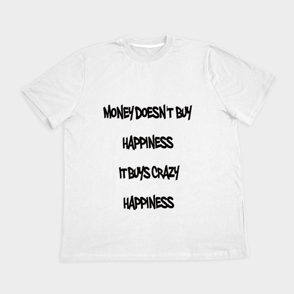 تیشرت متن T-SHIRTنمای روبرو ۲ - رنگ سفید