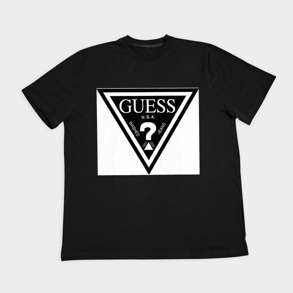 تيشرت GUESSنمای روبرو ۲ - رنگ مشکی1