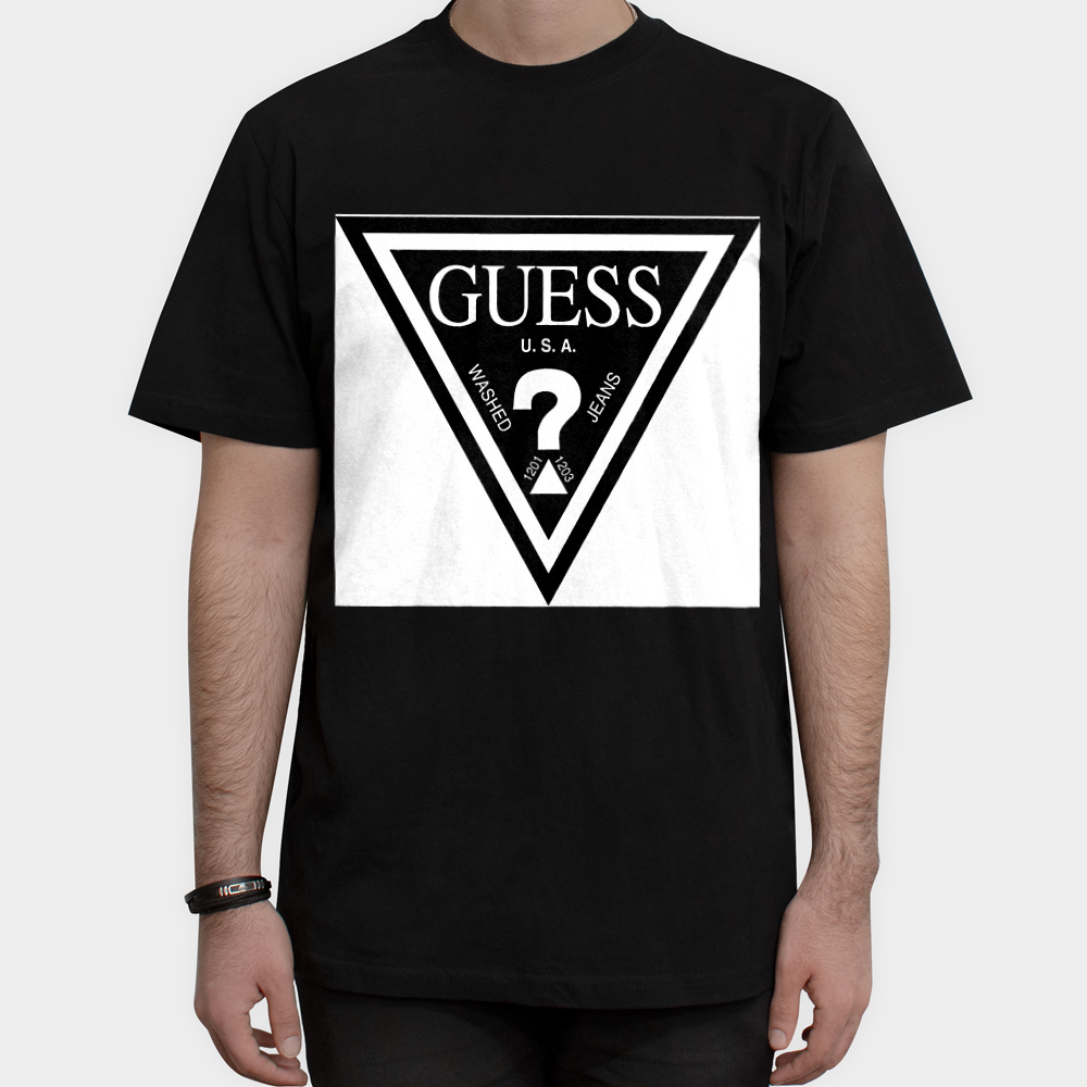 تيشرت GUESSنمای روبرو ۱ - رنگ مشکی