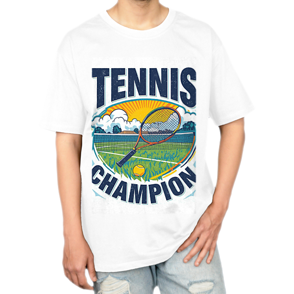Tennis and breathingنمای روبرو ۱ - رنگ سفید