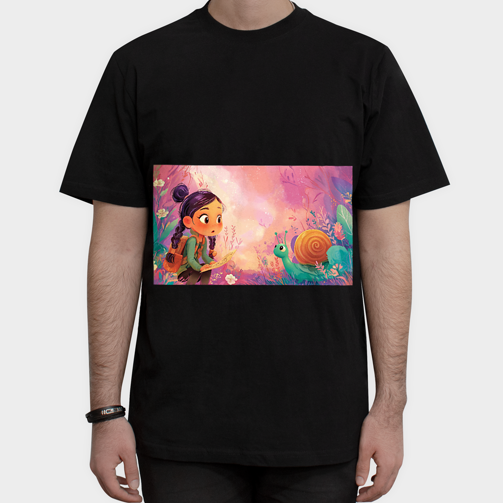 ALICE TSHIRT444نمای روبرو ۱ - رنگ مشکی