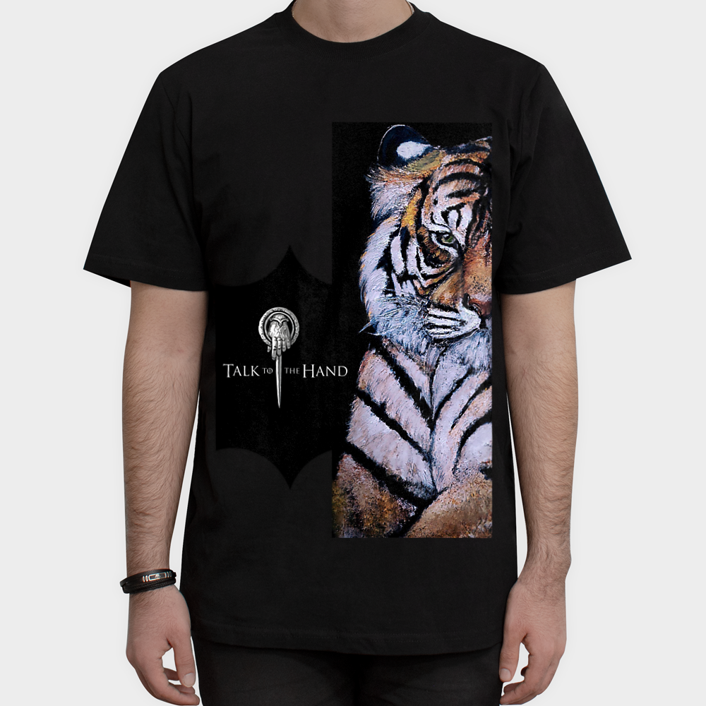 تیشرت tiger رنگ روغننمای روبرو ۱ - رنگ مشکی