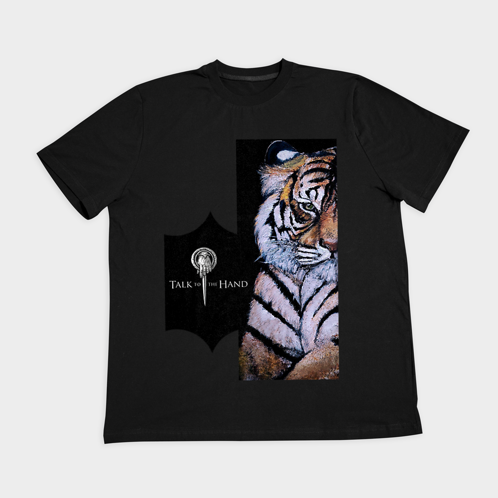 تیشرت tiger رنگ روغننمای روبرو ۲ - رنگ مشکی1