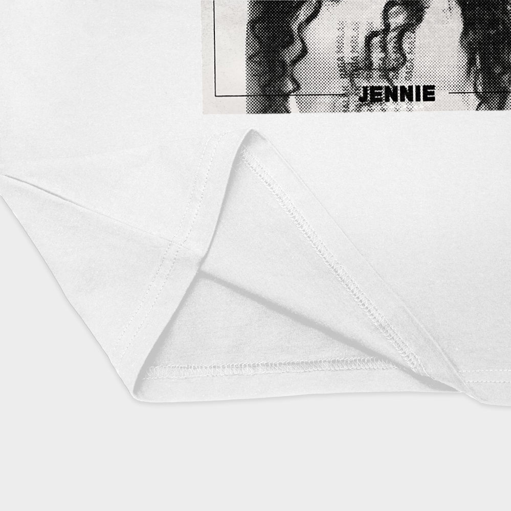 JENNIEنمای نزدیک پایین لباس - رنگ سفید2
