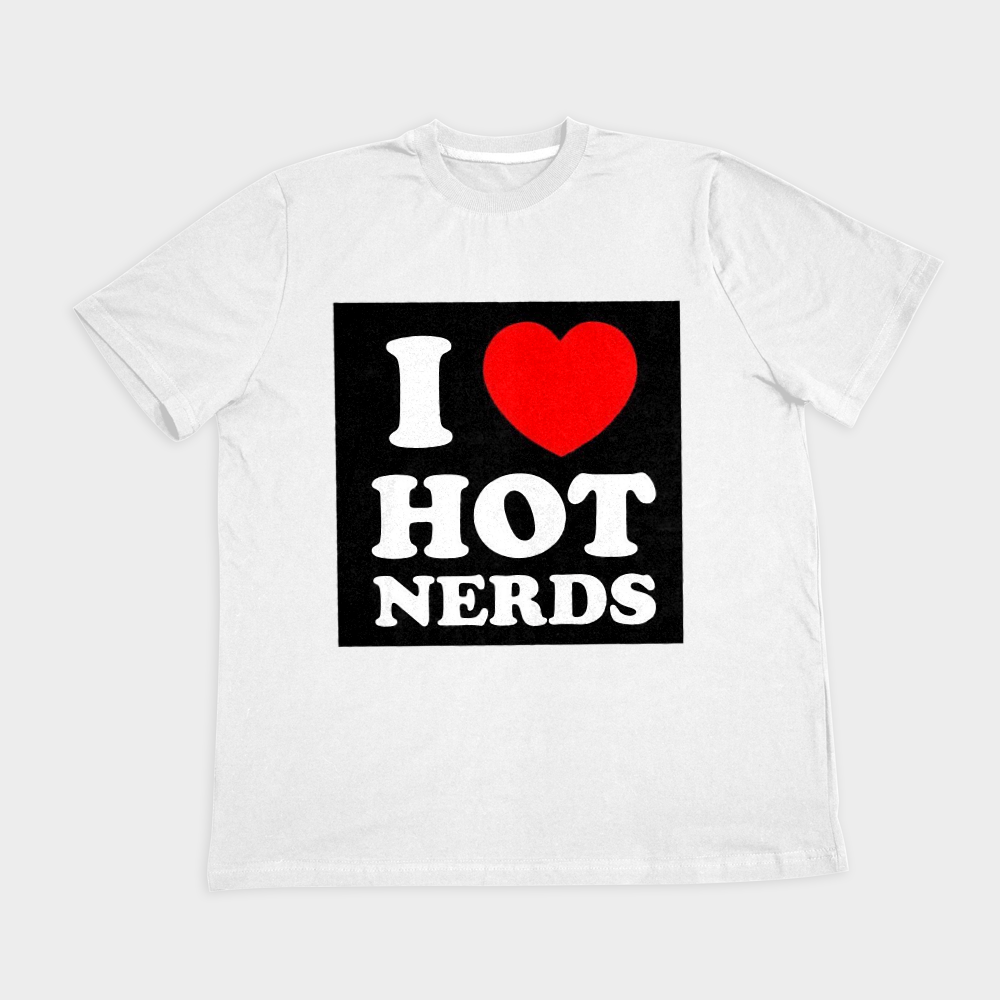 I love nerdsنمای روبرو ۲ - رنگ سفید3
