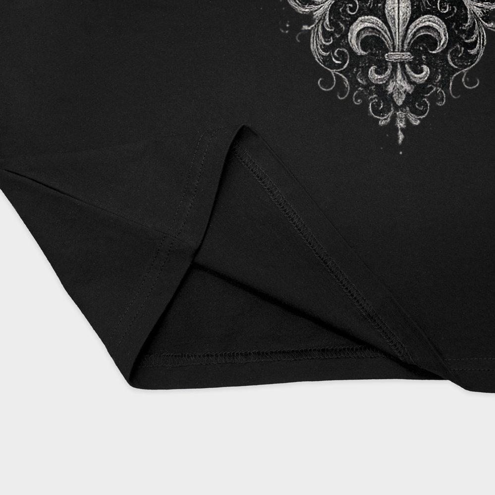 تیشرت gothicنمای نزدیک پایین لباس - رنگ مشکی2