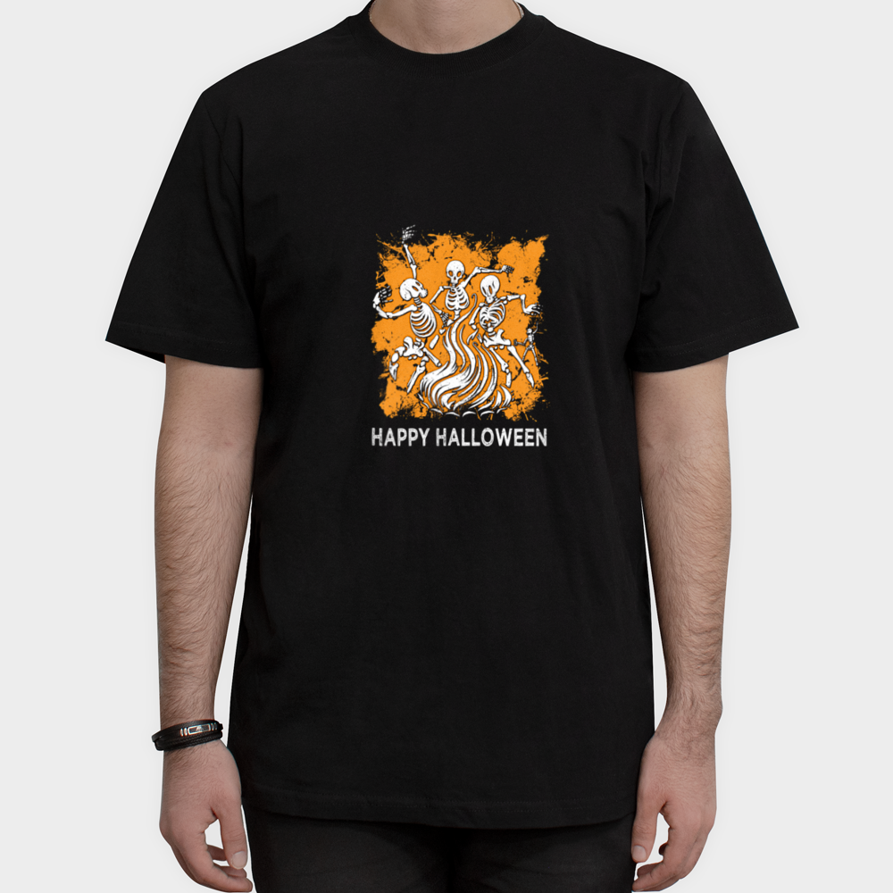 تیشرت  هالوویننمای روبرو ۱ - رنگ مشکی4