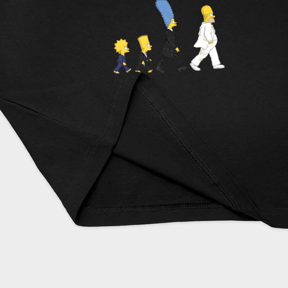 تیشرت سیمپسون هانمای نزدیک پایین لباس - رنگ مشکی3
