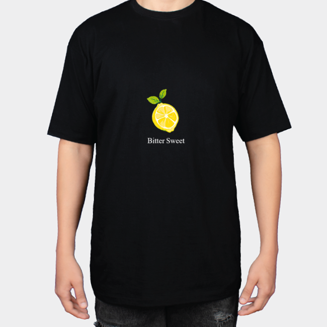 تیشرت Lemon boyنمای روبرو ۱ - رنگ مشکی