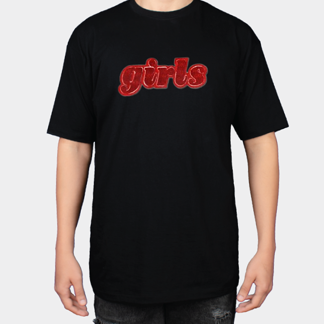 تیشرت girlsنمای روبرو ۱ - رنگ مشکی