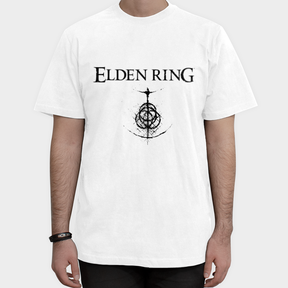 تیشرت با طرح elden ringنمای روبرو ۱ - رنگ سفید4