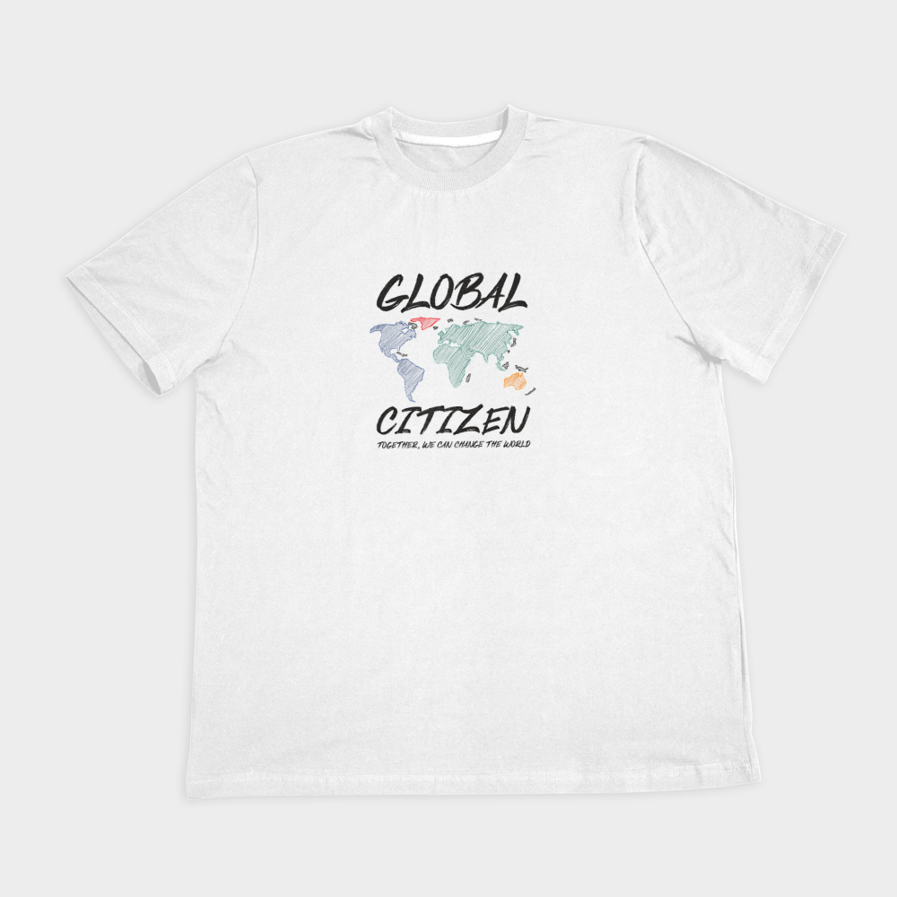 تیشرت پسرانه Global Citizenنمای روبرو ۲ - رنگ سفید1