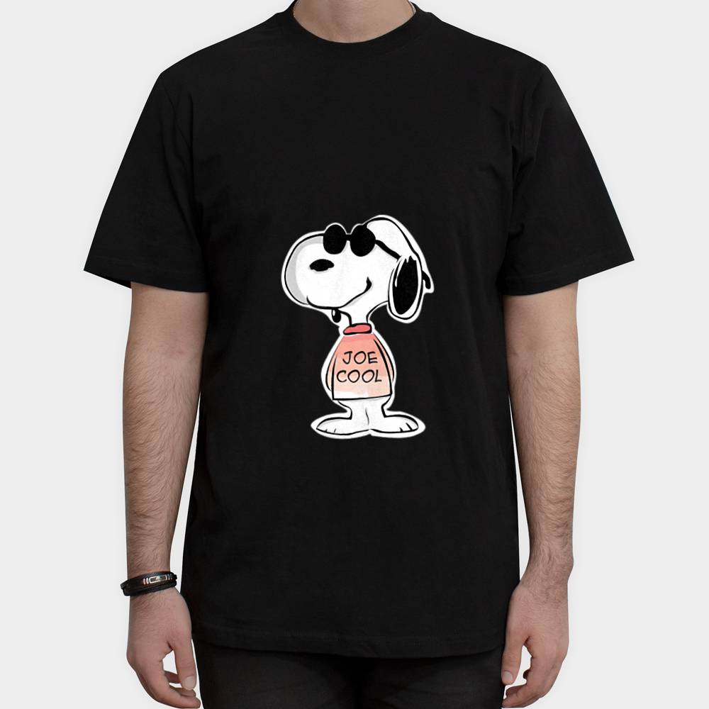 تیشرت snoopyنمای روبرو ۱ - رنگ مشکی4