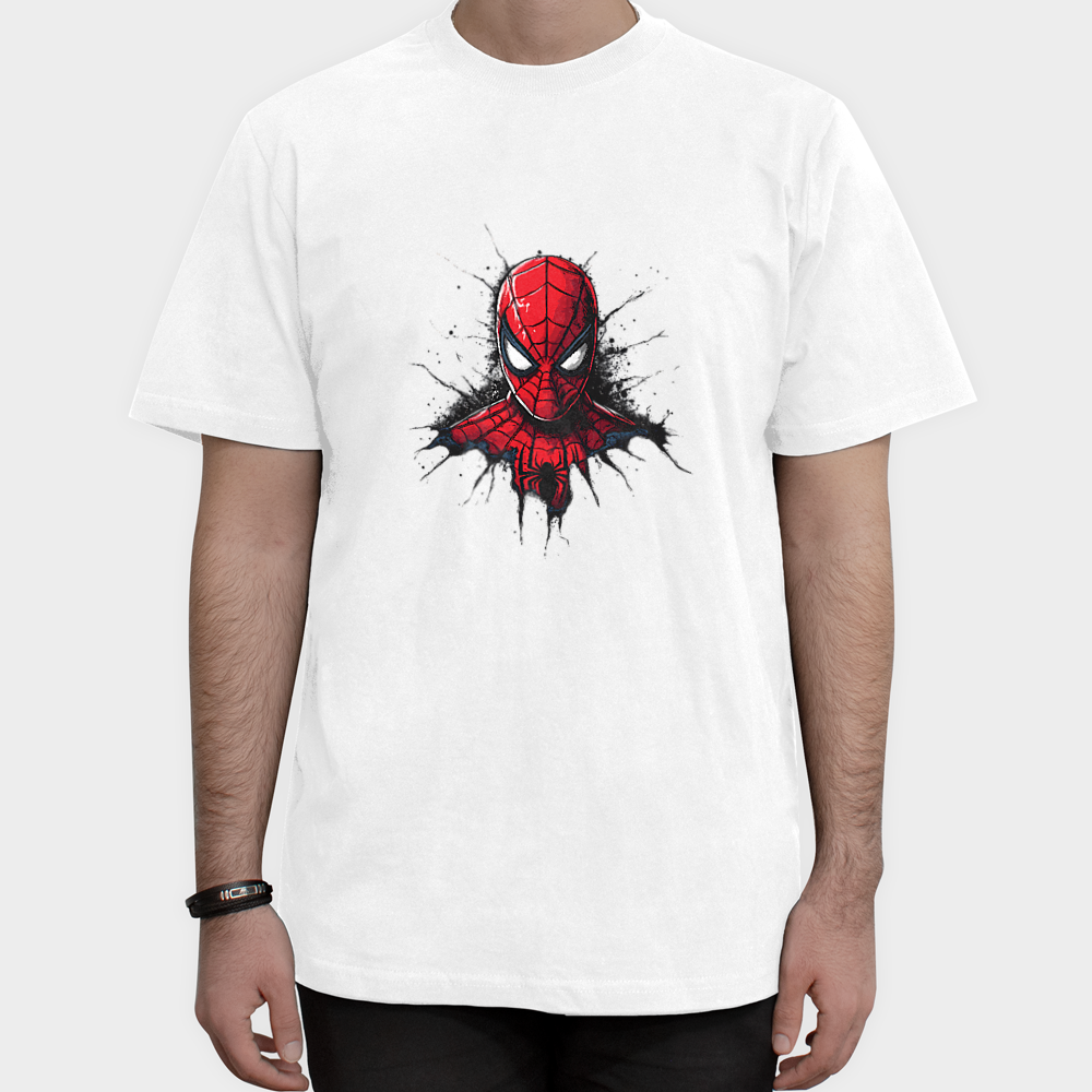 Spider-man (کد 005)نمای روبرو ۱ - رنگ سفید