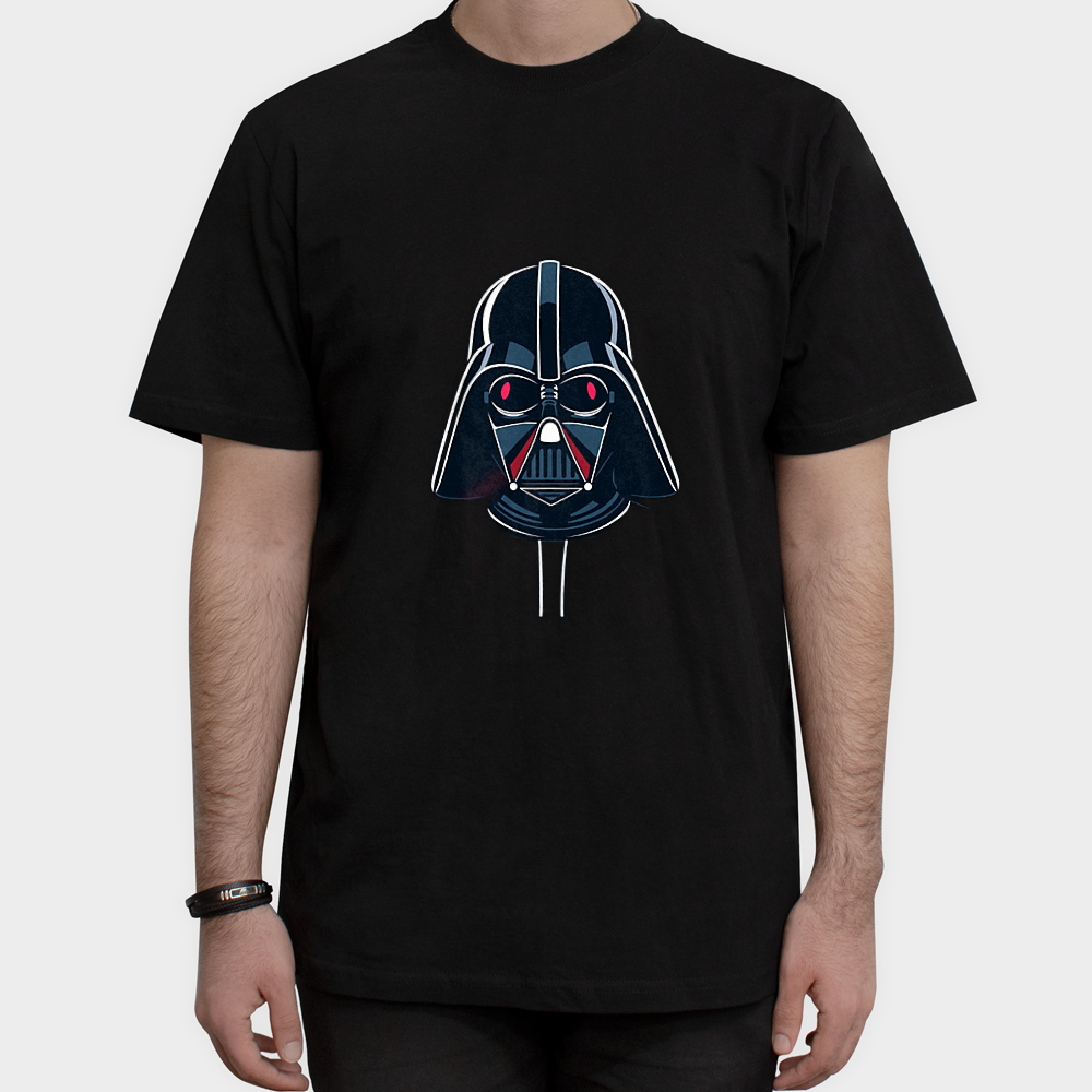 تیشرت darth vaderنمای روبرو ۱ - رنگ مشکی