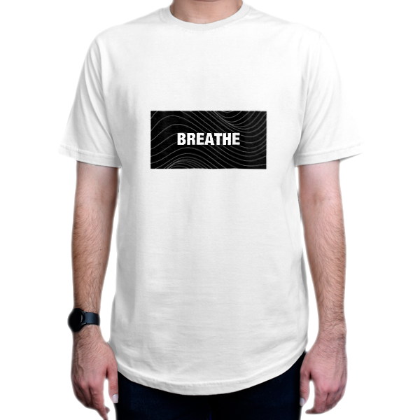 تیشرت breatheنمای روبرو - رنگ سفید