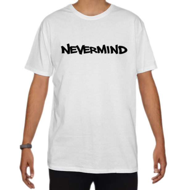 تیشرت nevermindنمای روبرو ۲ - رنگ سفید1