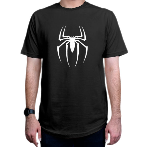 تیشرت طرح فیلم  Spider-Man اسپایدر من classic کلاسیکنمای روبرو - رنگ مشکی