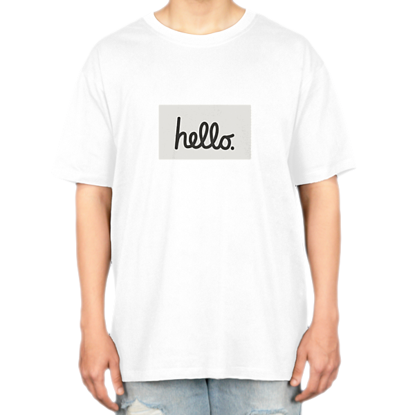 تیشرت helloنمای روبرو ۲ - رنگ سفید1