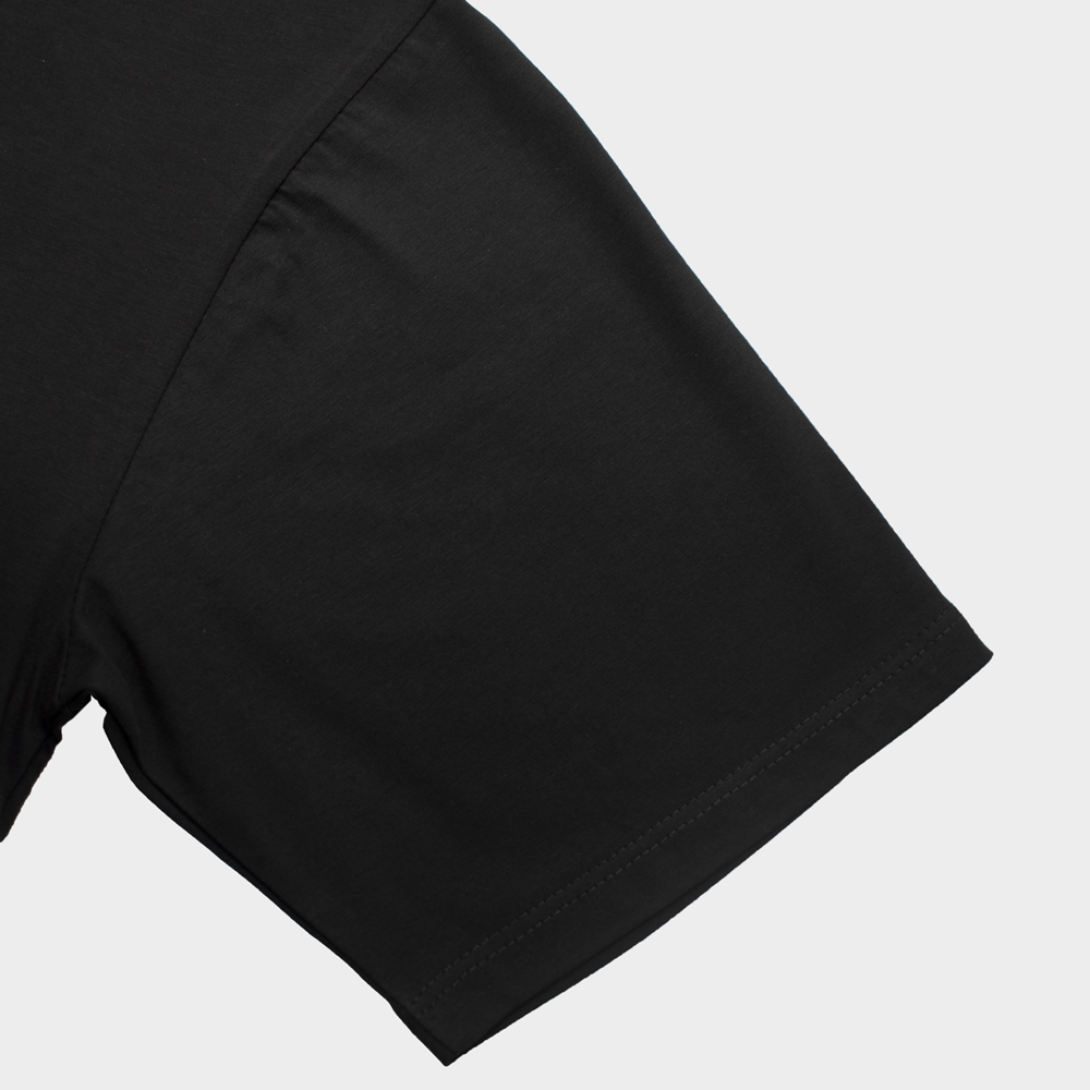 تیشرت لانگ Starboyنمای نزدیک آستین چپ - رنگ مشکی3